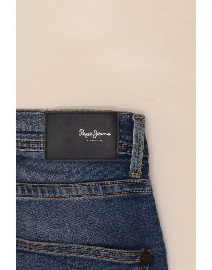 PEPE Jeans Γυναικεία κανονική ίσια εφαρμογή UK 10 Small W32 L31 Blue
