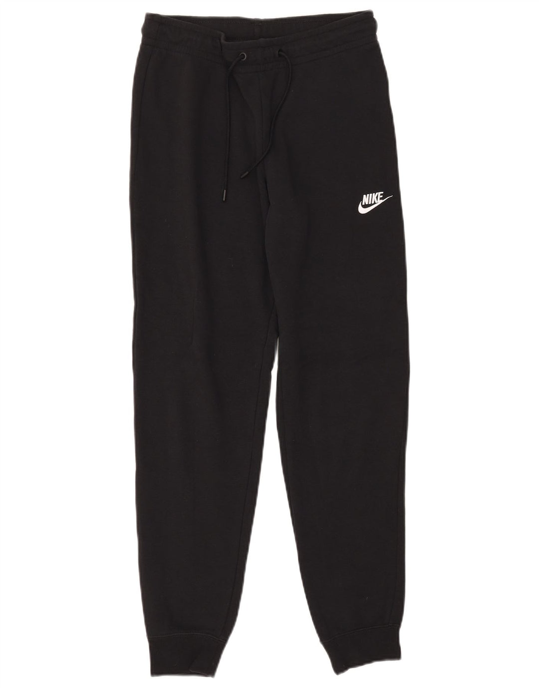 Γυναικεία αθλητική φόρμα NIKE Παντελόνι Joggers UK 10 Small Black Cotton