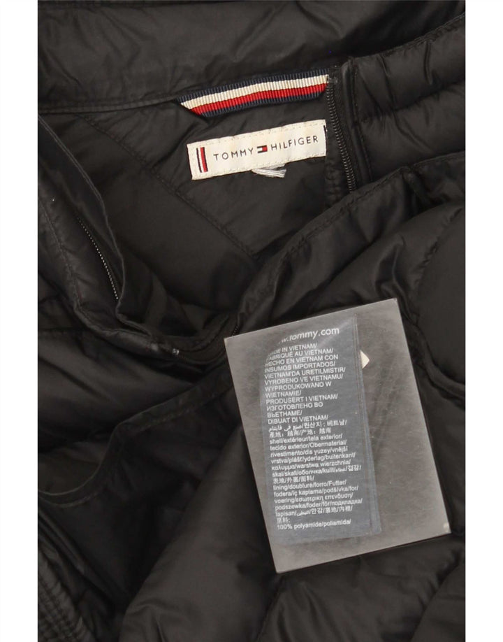 Tommy Hilfiger Γυναικείο μπουφάν UK 20 2XL Μαύρο Πολυαμίδιο