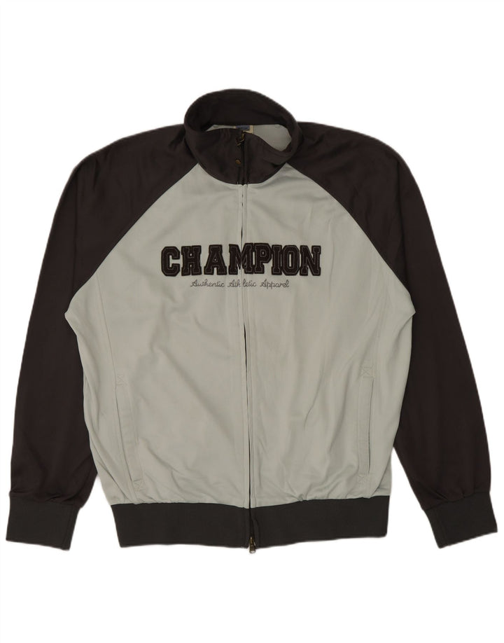 Ανδρική φόρμα Champion Graphic Top Jacket Medium Grey Colourblock