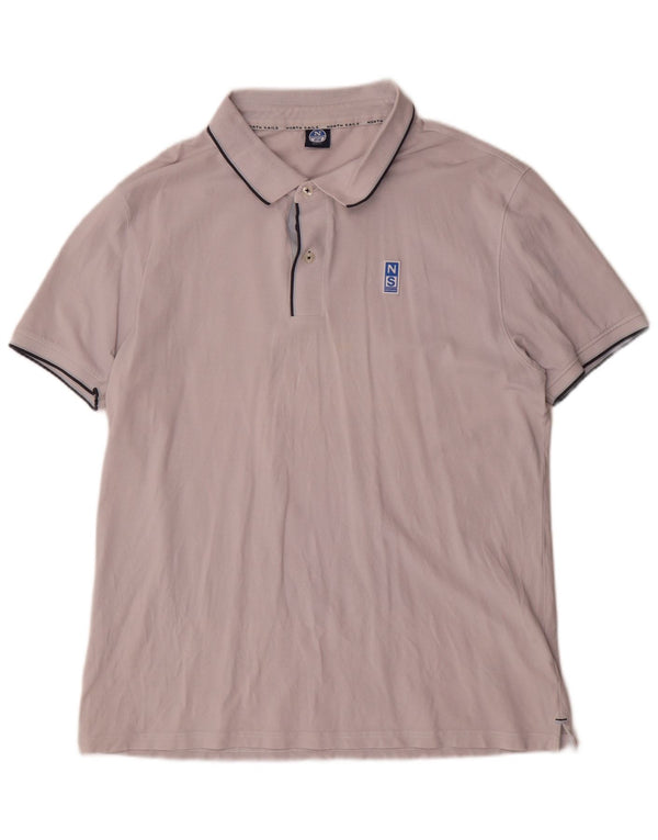 North Sails Ανδρικό πουκάμισο Polo Slim Fit XL Γκρι βαμβακερό