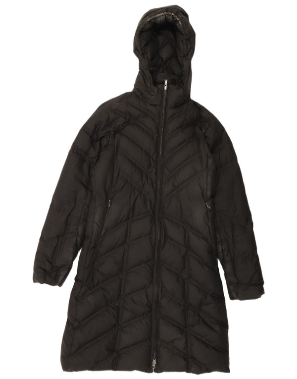 Patagonia Womens Hooded Padded Coat UK 10 Small Black Polyester