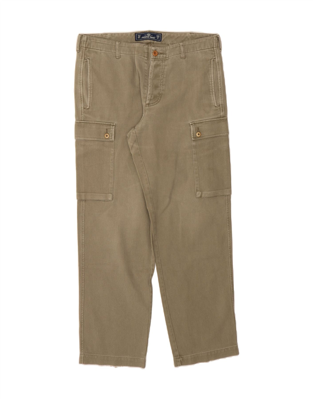 OCEAN PACIFIC Womens Straight Cargo Trousers W34 L31  Beige Vintage Ocean Pacific and Second-Hand Ocean Pacific from Messina Hembry 