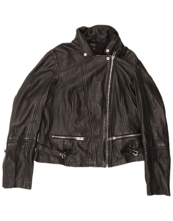 Gipsy Γυναικείο Δερμάτινο Μπουφάν Biker UK 20 2XL Μαύρο