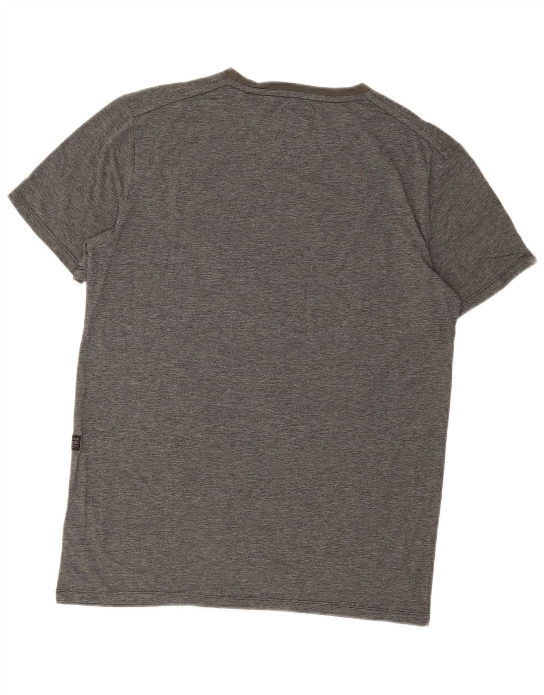 G-STAR Ανδρικό γραφικό T-Shirt Top μεγάλο γκρι βαμβακερό