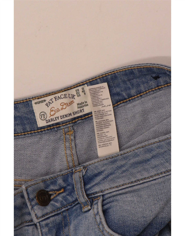 Fat Face Γυναικείο τζιν σορτς UK 12 Medium W30 Μπλε βαμβακερό