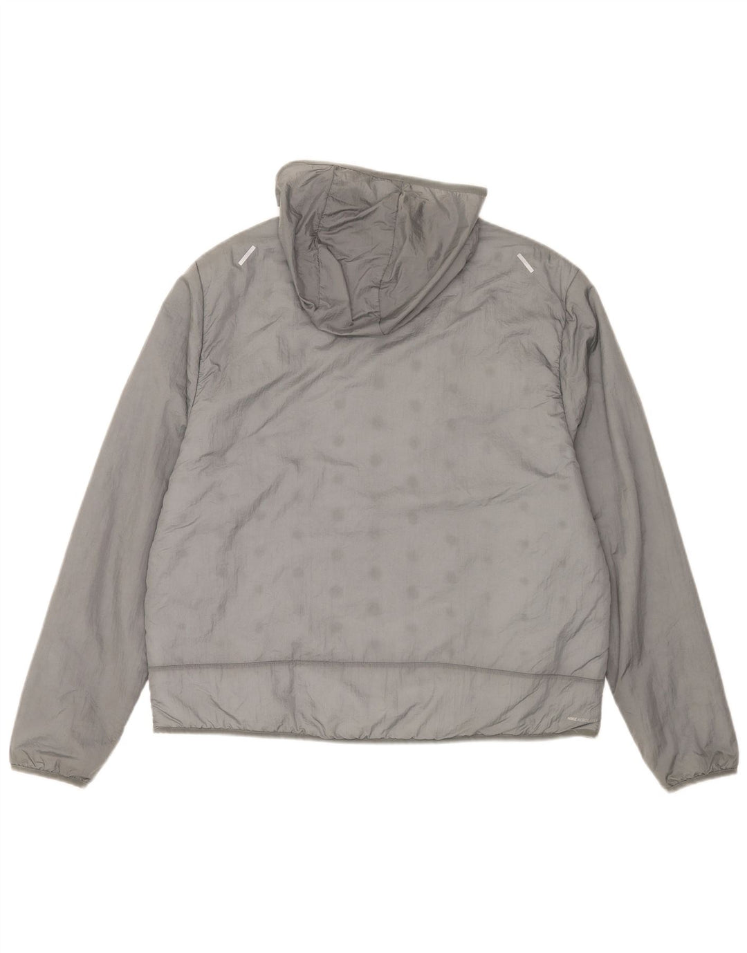 Ανδρικό μπουφάν με κουκούλα Nike UK 42 XL γκρι νάιλον
