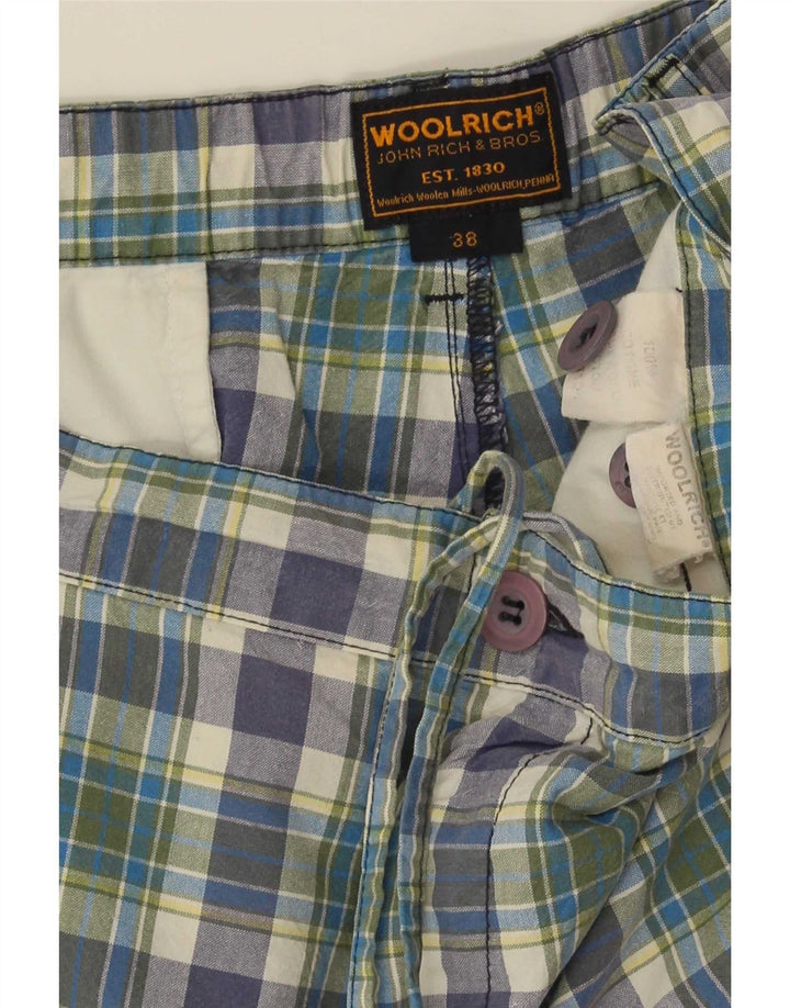 Woolrich Ανδρικό κανονικό σορτς Chino W38 XL Πολύχρωμο καρό βαμβακερό