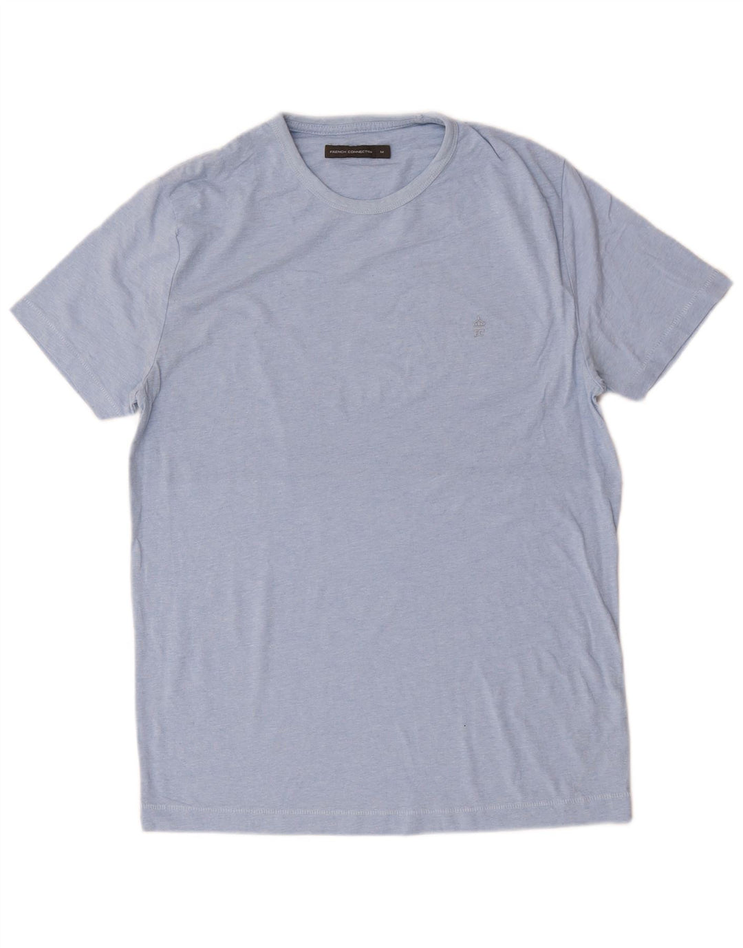 Ανδρικό T-Shirt French Connection Top από μεσαίο μπλε βαμβακερό