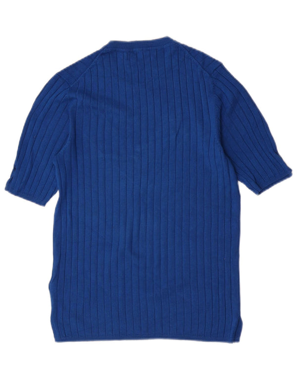 Marks & Spencer Γυναικείο πουλόβερ με λαιμόκοψη UK 12 Medium Blue