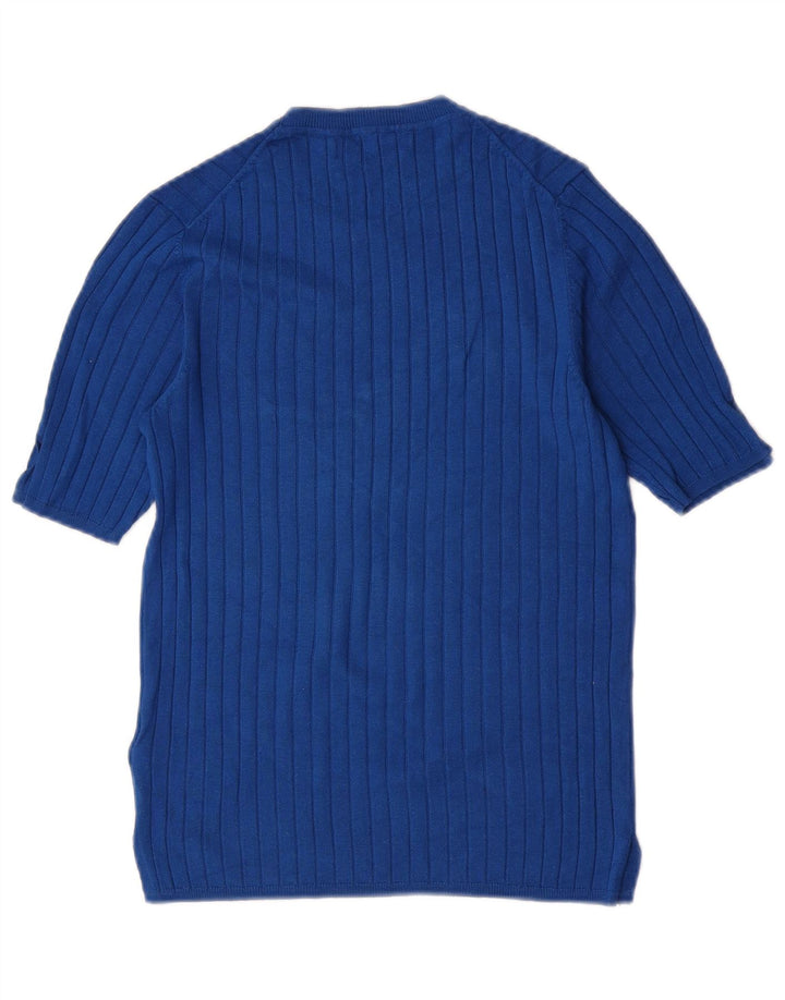 Marks & Spencer Γυναικείο πουλόβερ με λαιμόκοψη UK 12 Medium Blue