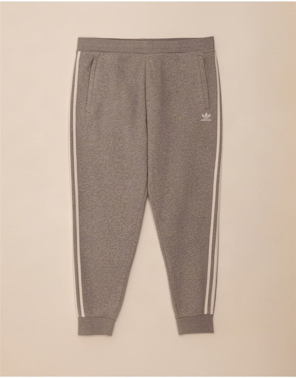Adidas Γυναικεία φόρμα παντελόνια Joggers UK 18 XL Grey Cotton