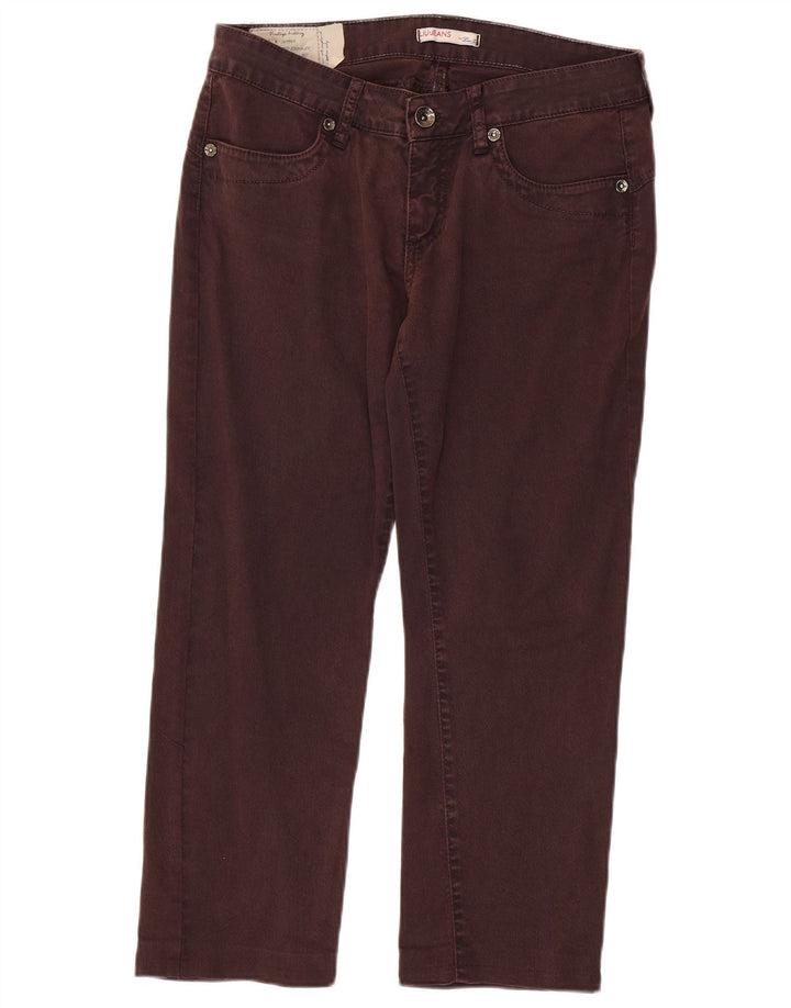 Liu Jo Γυναικείο Cropped Jeans W32 L25 Burgundy