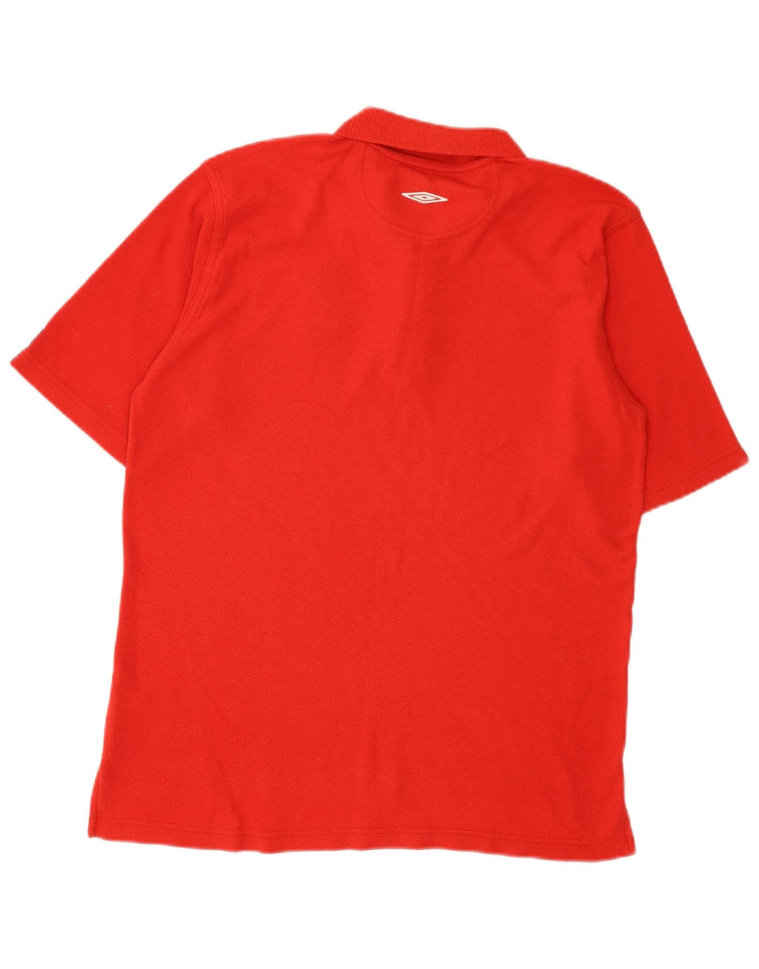 Ανδρικό πουκάμισο Umbro γραφικό πόλο Αγγλίας μεγάλο κόκκινο πολυεστέρα