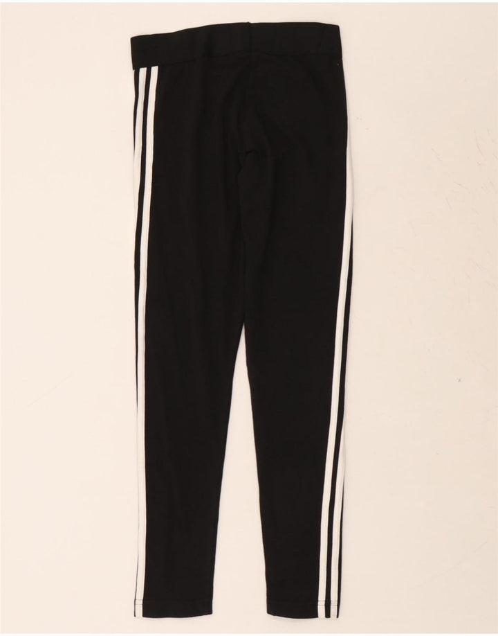 ADIDAS Womens Leggings UK 8/10 Small  Black Vintage Adidas and Second-Hand Adidas from Messina Hembry 