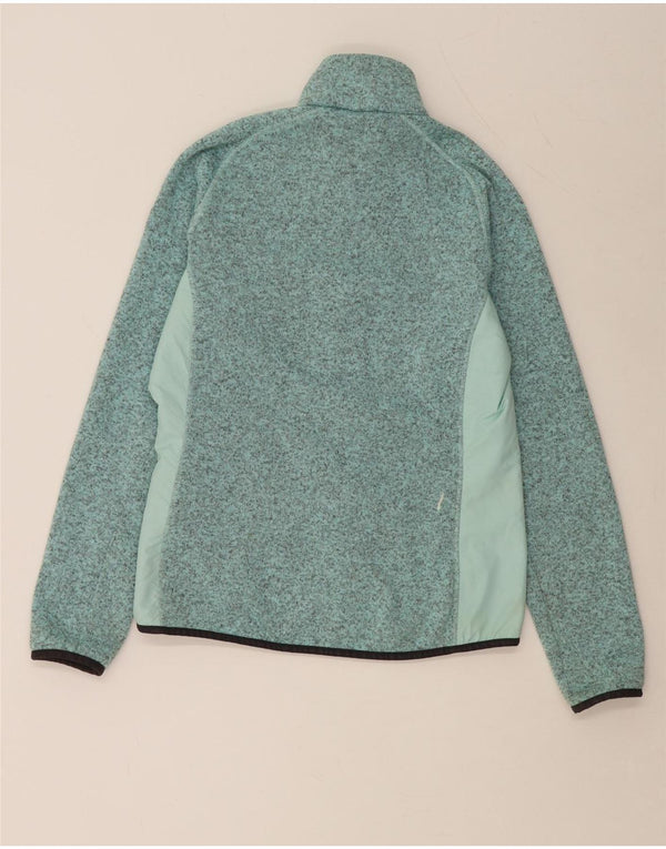 HELLY HANSEN Γυναικεία αθλητική φόρμα Top Jacket UK 14 Large Green Colourblock