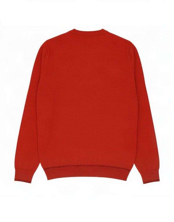 Ανδρικό πουλόβερ Marks & Spencer Crew Neck Jumper Μικρό πορτοκαλί βαμβακερό