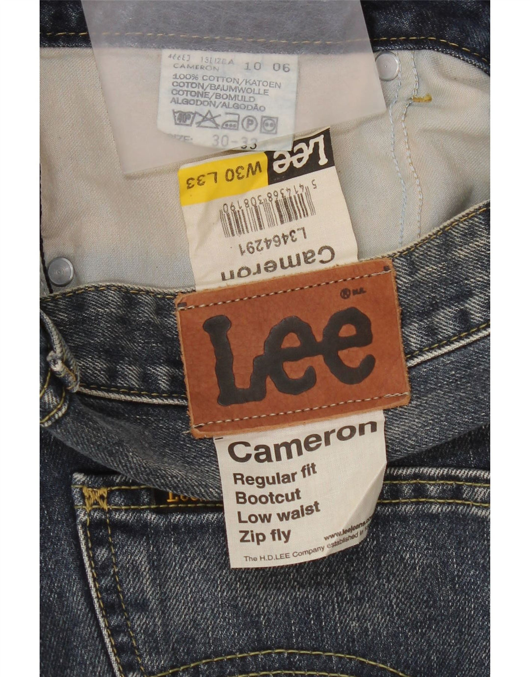 Lee γυναικείο Cameron τζιν με κανονική εφαρμογή Bootcut με χαμηλή μέση W30 L33 μπλε βαμβακερό