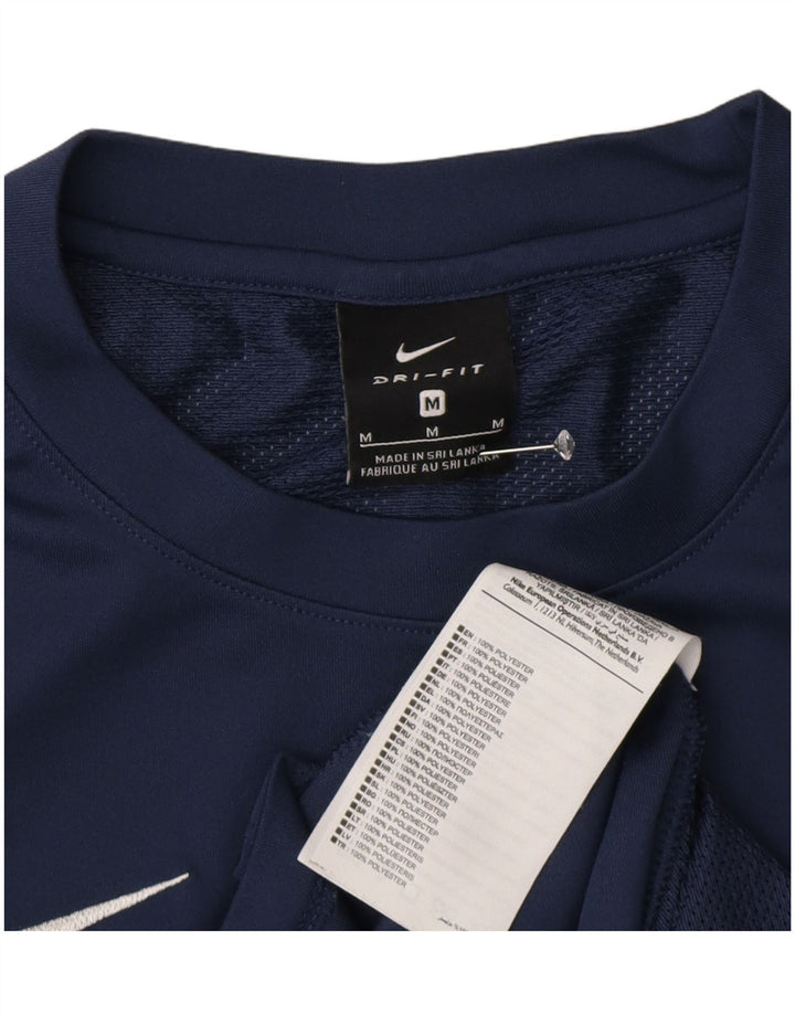 Ανδρικό T-shirt Nike Dri Fit Τοπ μεσαίου μπλε ναυτικού χρώματος πολυεστέρας