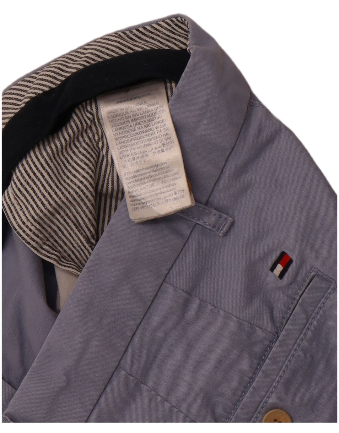 Ανδρικό σορτς Chino Tommy Hilfiger W38 XL Μπλε βαμβακερό