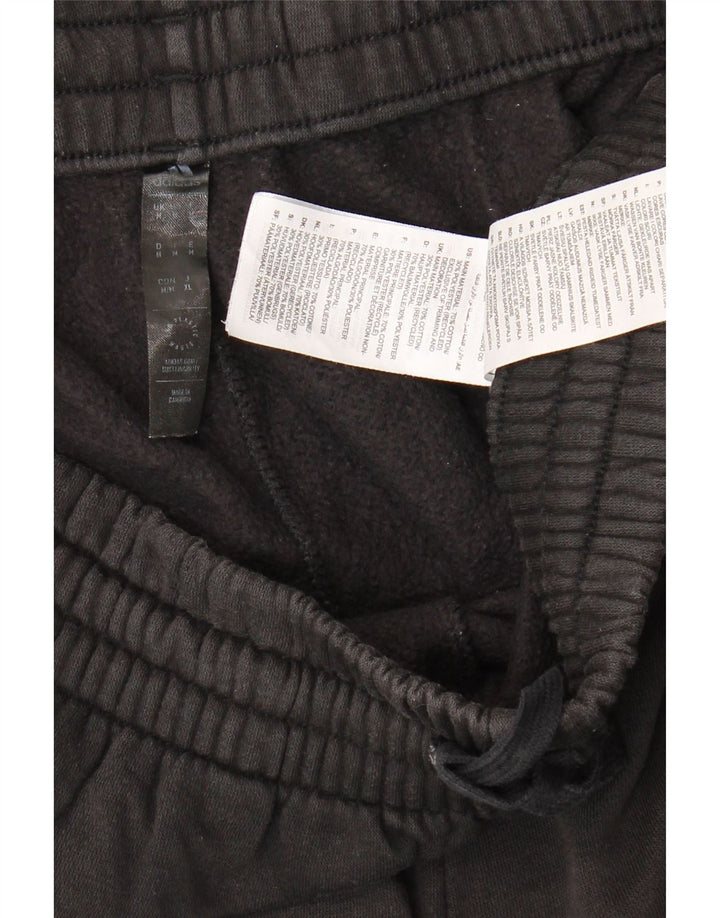 Ανδρική φόρμα Adidas Cargo Παντελόνι Joggers Μεσαίο μαύρο βαμβακερό