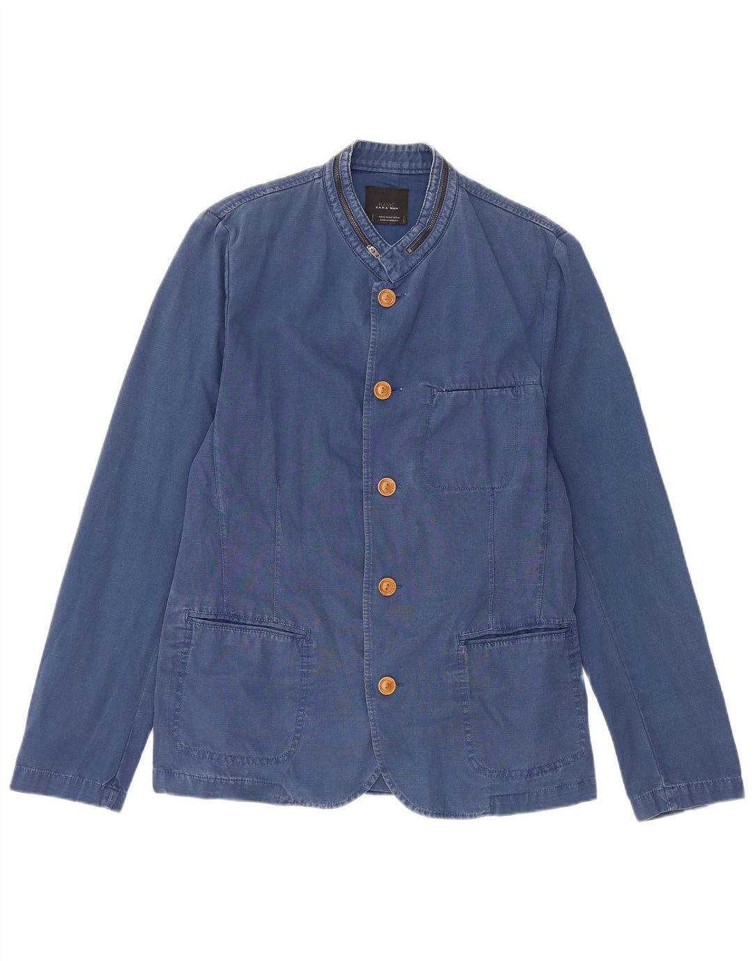 Zara Ανδρικό σακάκι με 5 κουμπιά UK 38 Medium Blue