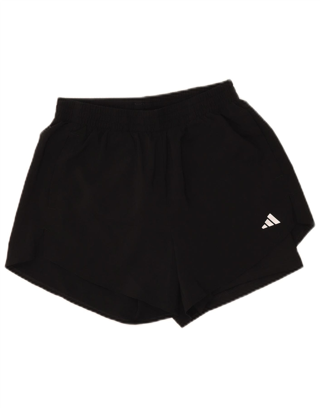 Γυναικείο αθλητικό σορτς Adidas Regular Fit UK 8/10 Μικρό μαύρο πολυεστέρα