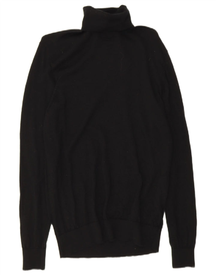 Ανδρικό πουλόβερ Marks & Spencer Autograph Roll Neck Jumper Μεσαίο μαύρο