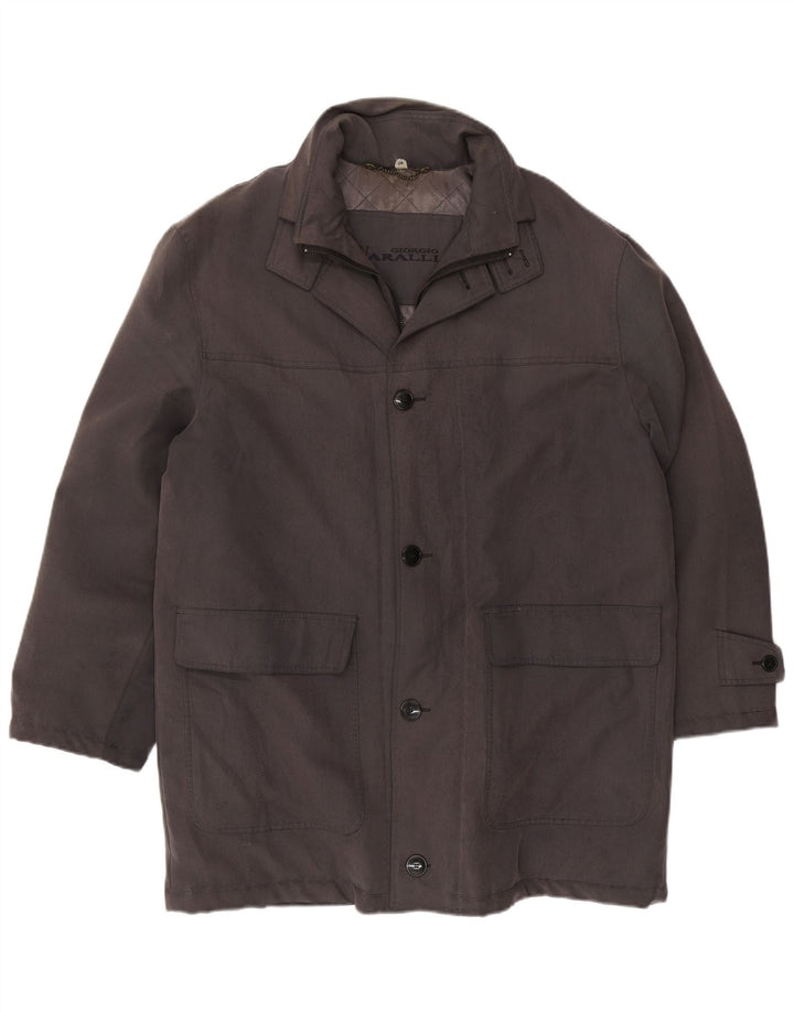 GIORGIO VARALLI Ανδρικό παλτό αντιανεμικό IT 50 Large Grey