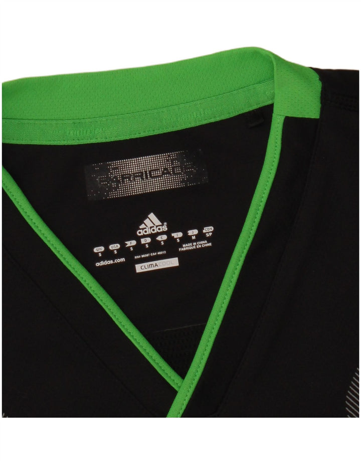 Ανδρικό T-Shirt Adidas Climacool Top Small Black Colourblock