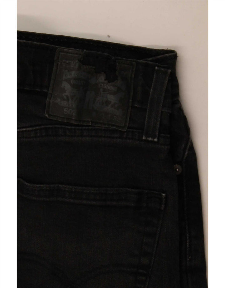 Levi's Mens 502 Straight Jeans W31 L29 Γκρι βαμβακερό