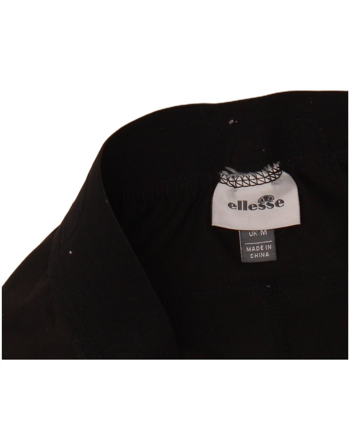 Ellesse Γυναικεία Γραφικά Κολάν UK 14 Medium Black