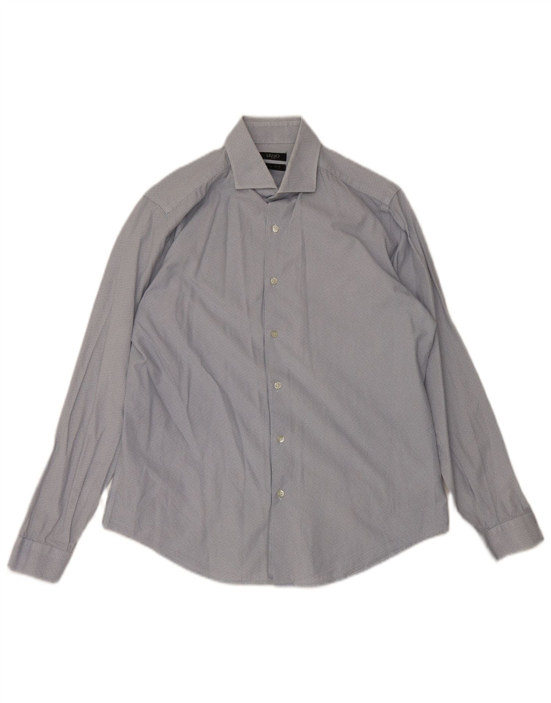 Liu Jo Ανδρικό πουκάμισο Slim Fit Μέγεθος 40 Medium Blue Geometric Cotton