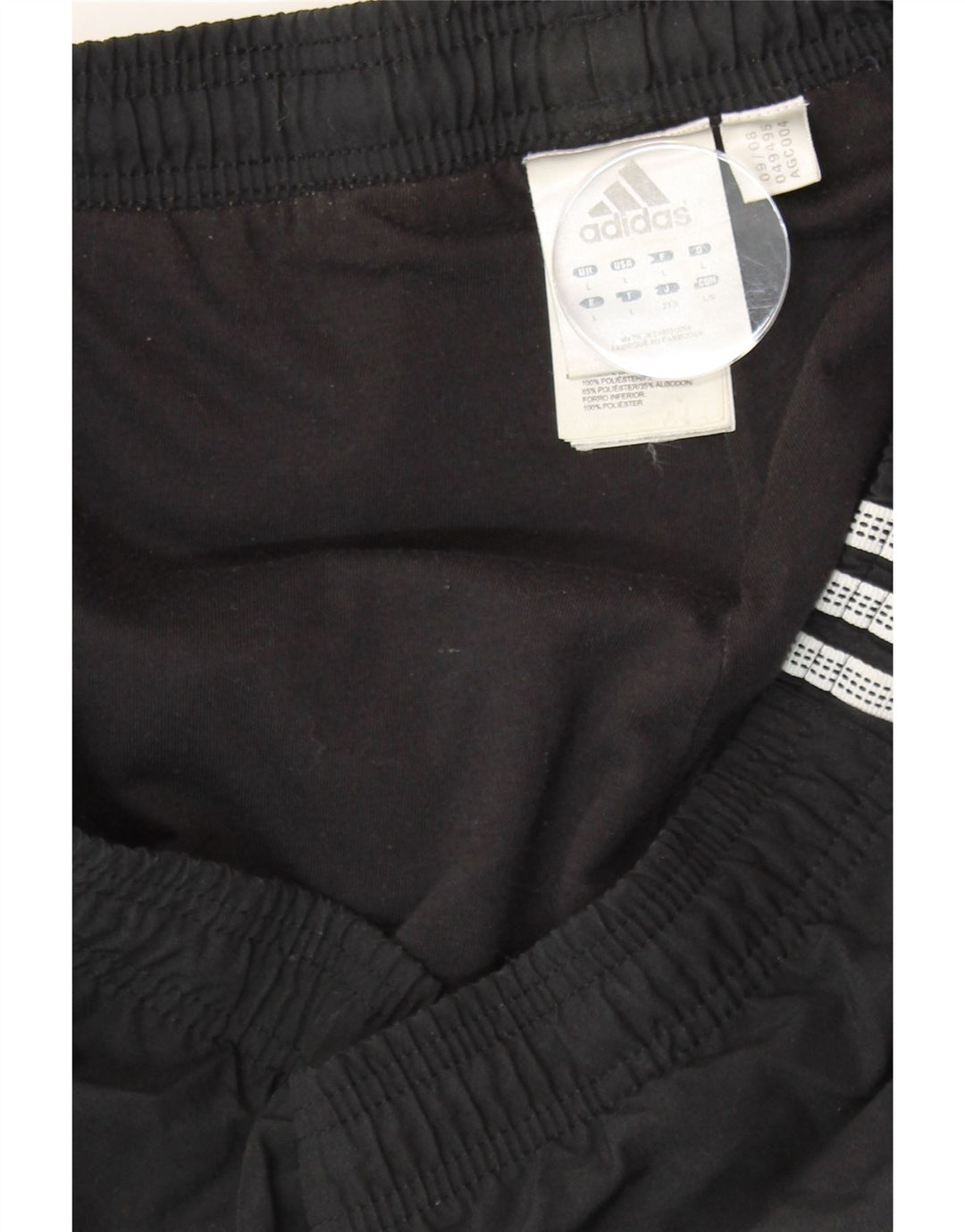 Ανδρική φόρμα ADIDAS Παντελόνι Joggers Μεγάλο Μαύρο Πολυεστέρα