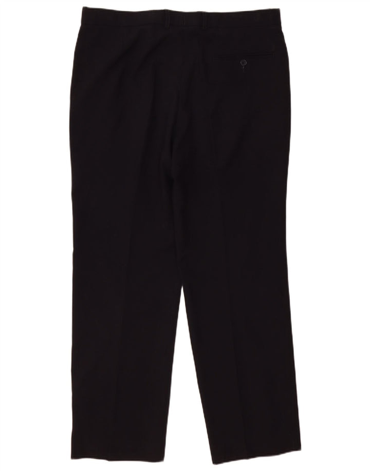 Marks & Spencer Ανδρικό ίσιο παντελόνι Chino W36 L31 Navy Blue Polyester