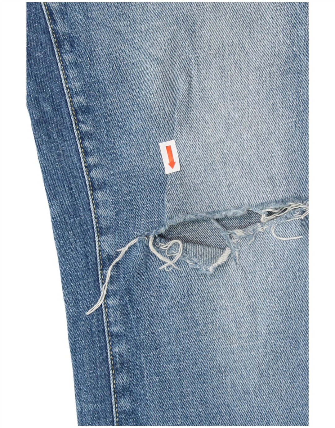 G-STAR Womens Distressed Slim Jeans W31 L36 Blue Cotton