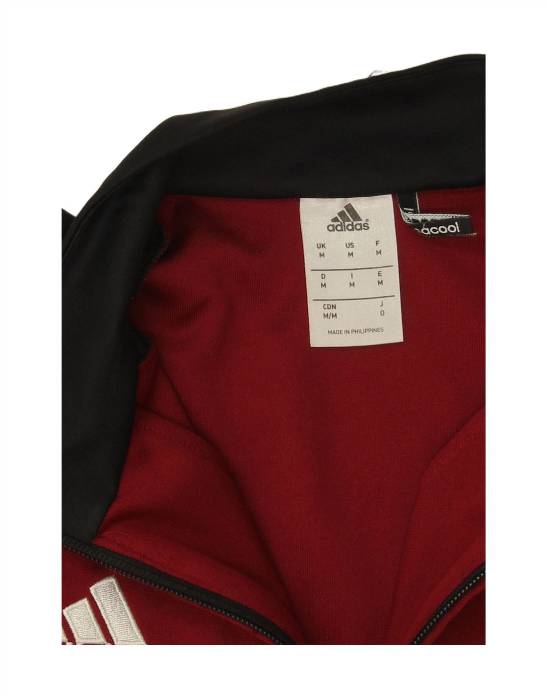 Ανδρικό γραφικό τοπ Adidas Climacool με μακρυμάνικο μεσαίο κόκκινο χρώμα