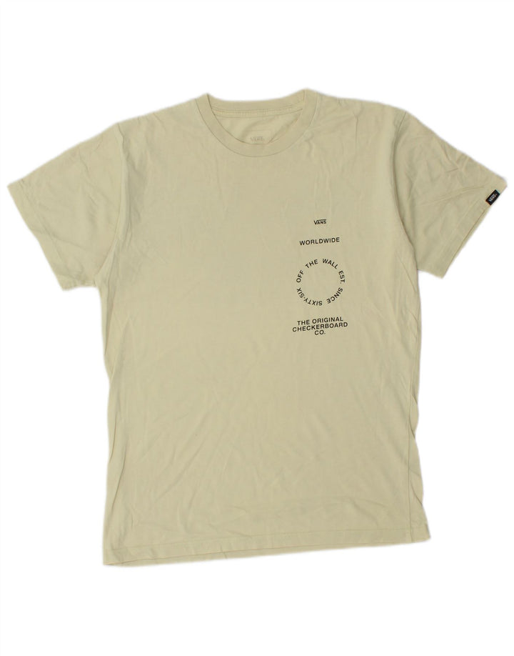 Ανδρικό T-Shirt Vans Classic Fit Top Μικρό Κίτρινο