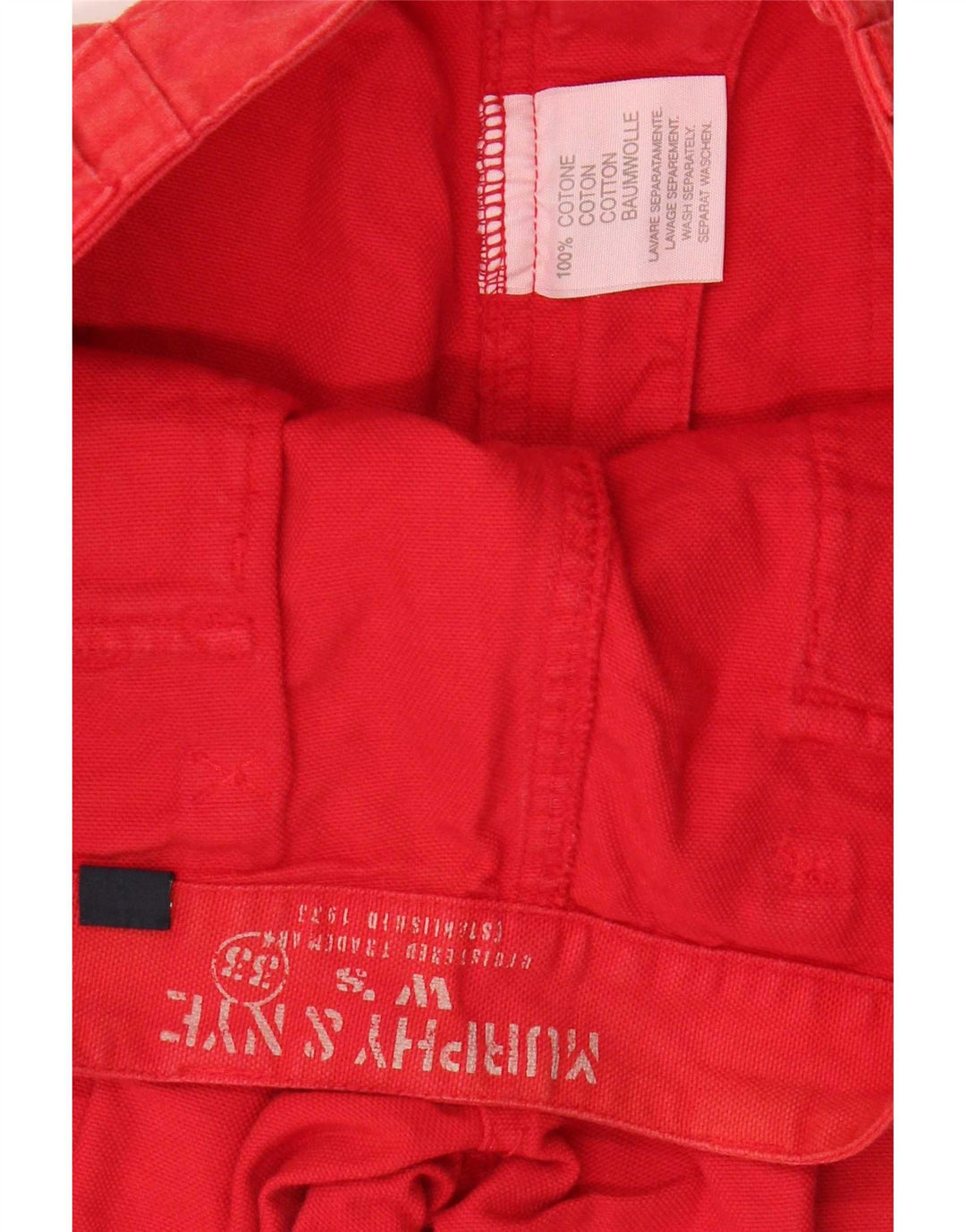 Murphy & Nye Γυναικείο Παντελόνι Capri Cargo W33 L22 Κόκκινο βαμβακερό