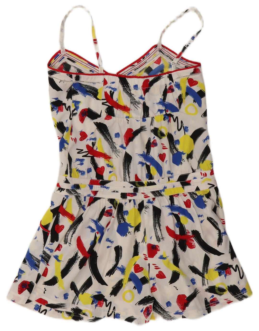 DESIGUAL Γυναικεία φόρμα παιχνιδιών με αφηρημένο σχέδιο EU 38 Μεσαίο πολύχρωμο