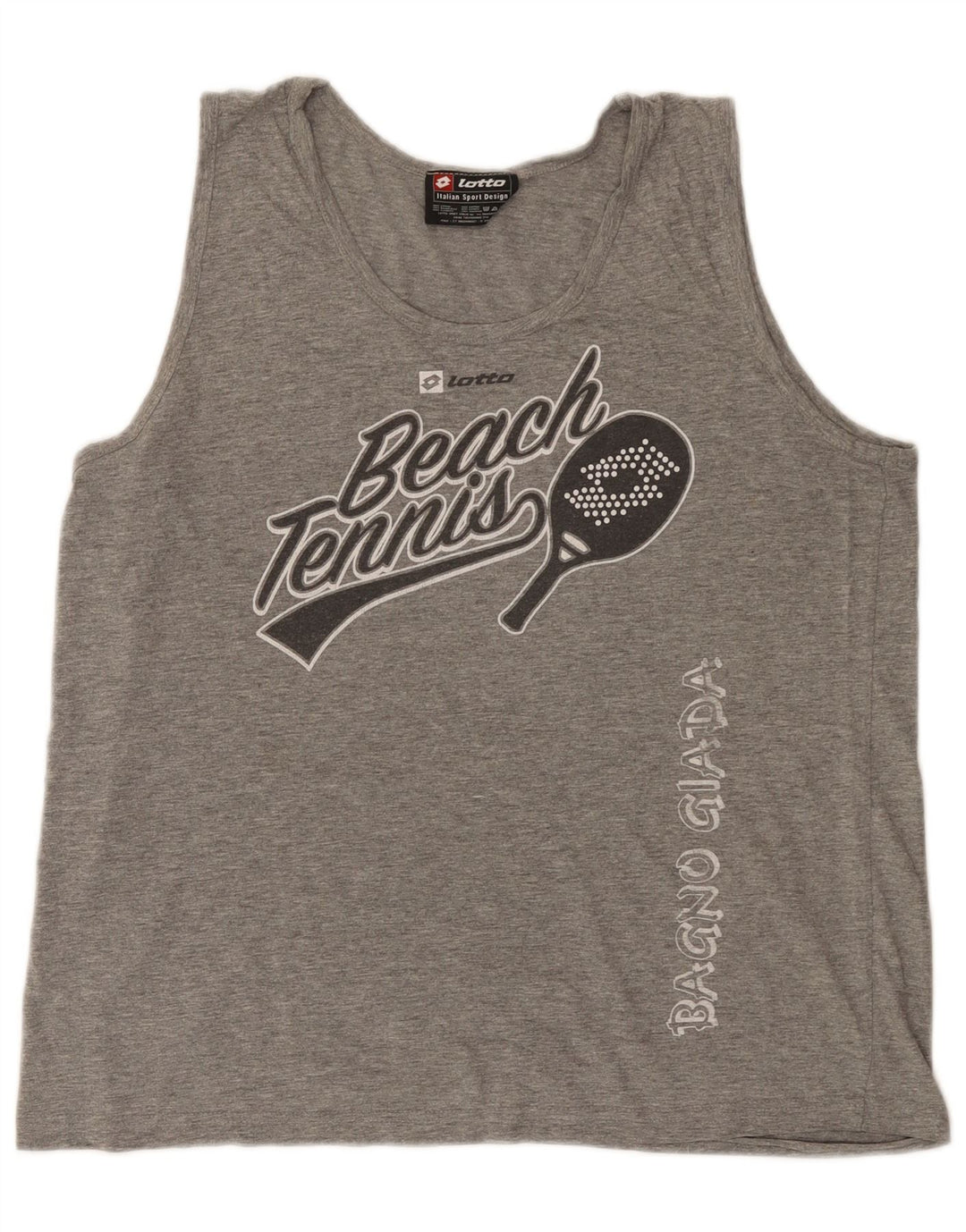 Ανδρικό γραφικό γιλέκο Lotto Top Medium Grey Flecked