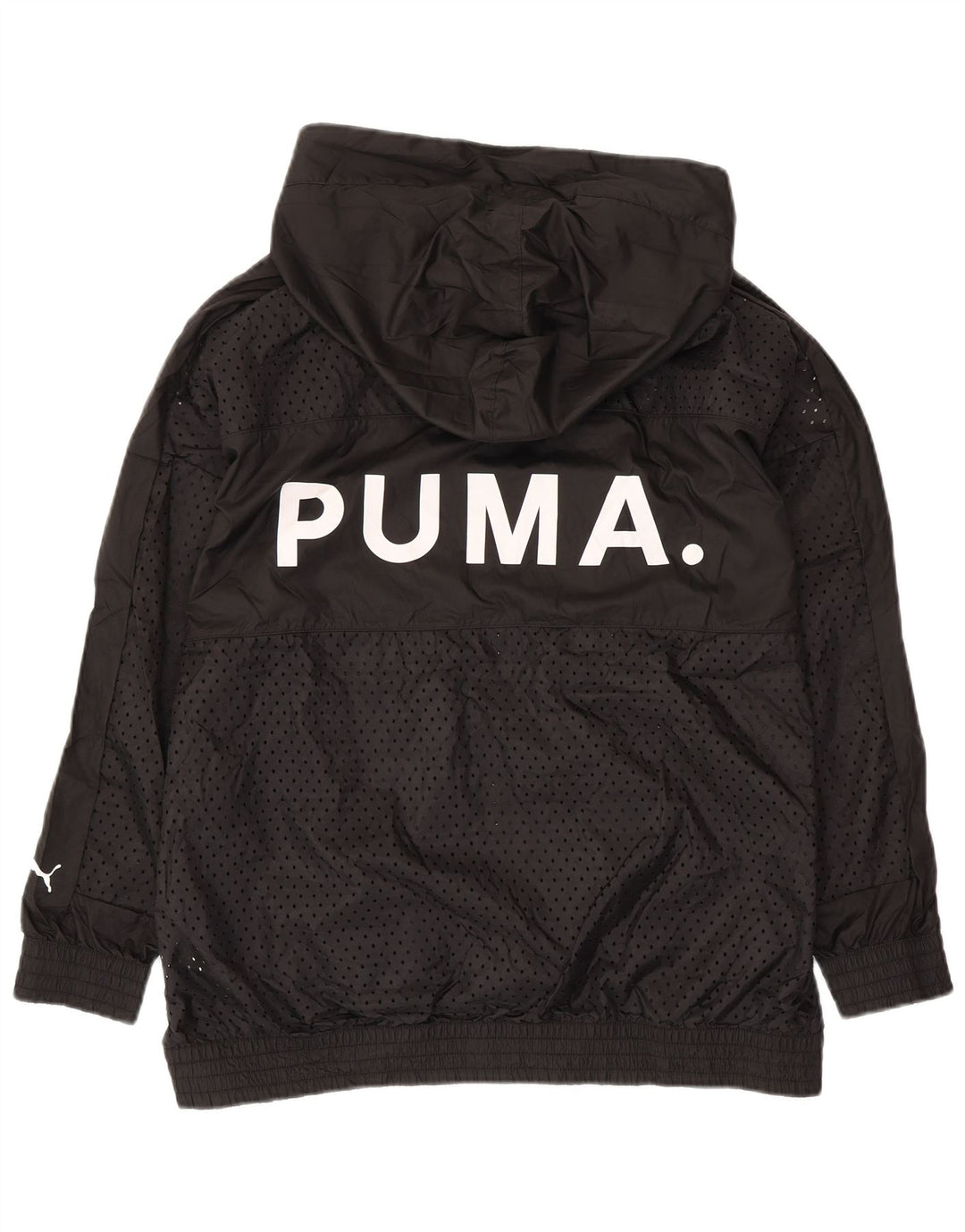 Ανδρική αθλητική φόρμα με κουκούλα PUMA Top Jacket μεσαίο μαύρο πολυεστέρα