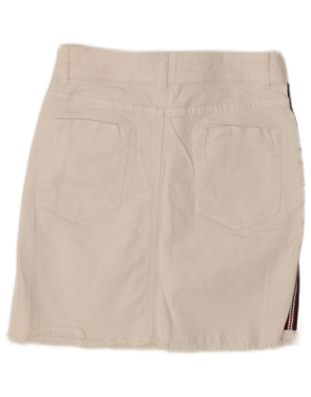 Zara Γυναικεία Τζιν Φούστα Μικρή W26 Λευκή
