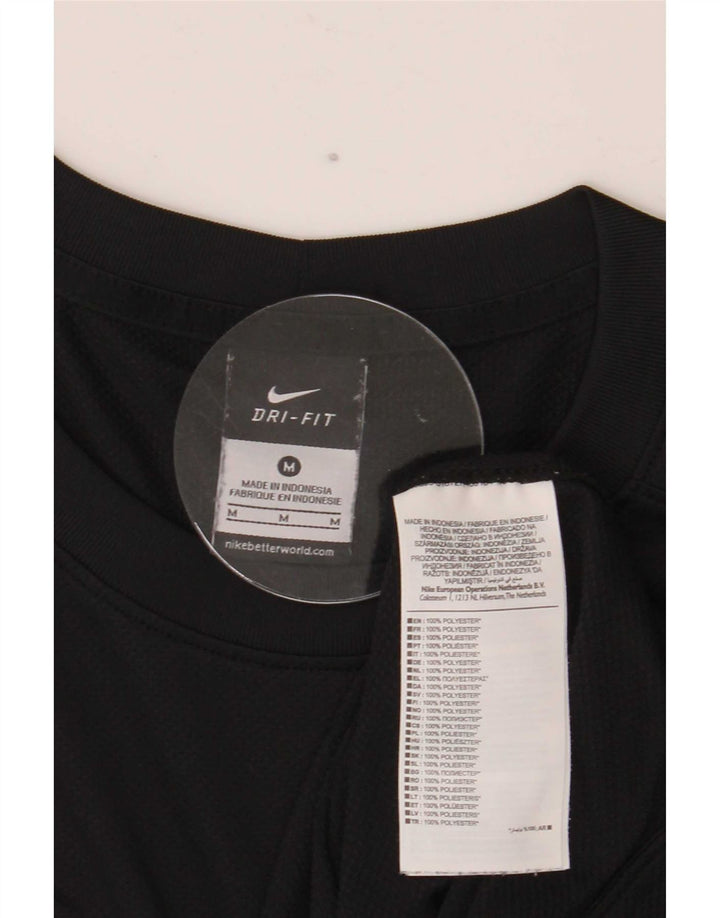 Ανδρικό τοπ Nike Dri Fit Μακρυμάνικο μεσαίο μαύρο πολυεστέρας