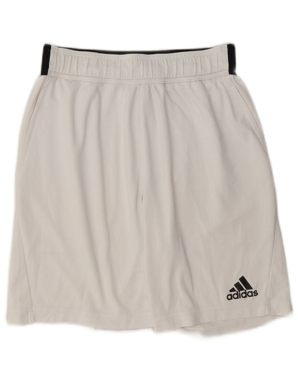 Adidas Ανδρικό Climachill Αθλητικό Σορτς Μικρό Λευκό Πολυεστέρας