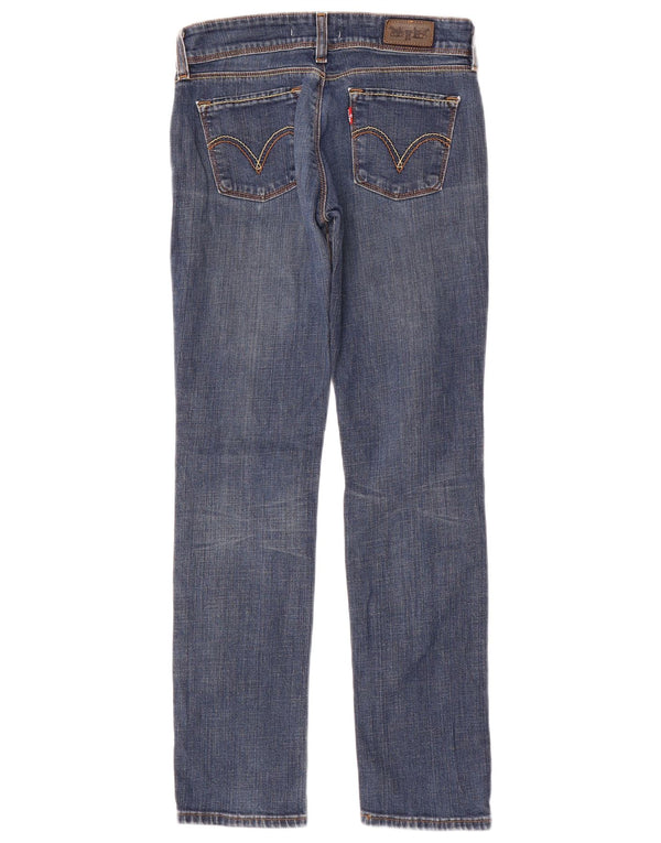 Levi's Womens 571 Slim Jeans W29 L30 Blue Cotton