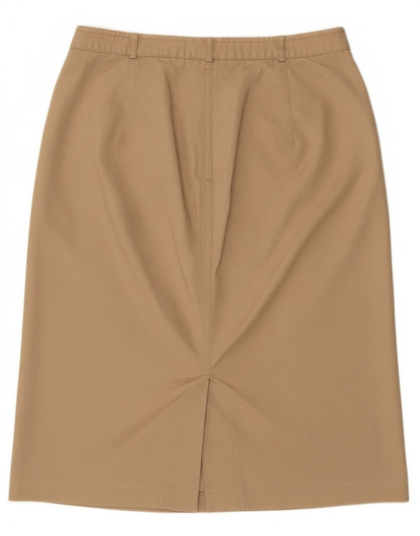 GF Ferre Womens Straight Skirt W30 Medium Beige