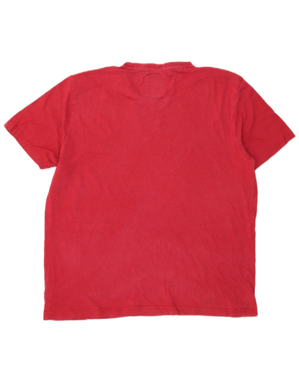 Ανδρικό T-Shirt Crew Clothing Top XL Red Cotton