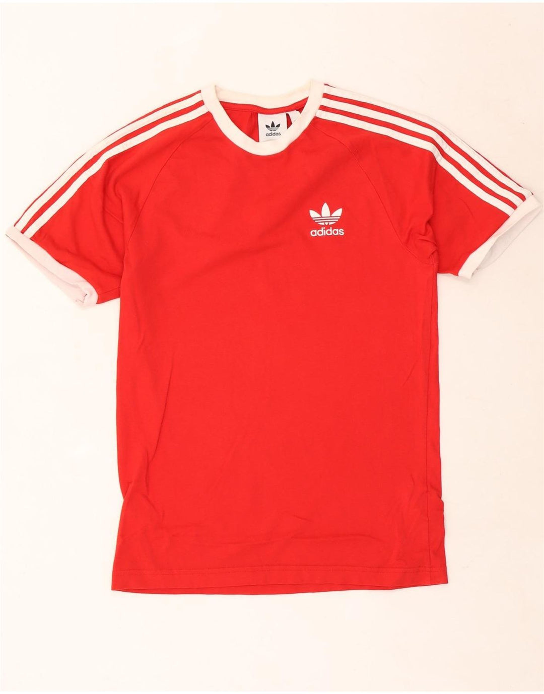 Ανδρικό T-Shirt Adidas Top Μικρό κόκκινο βαμβακερό