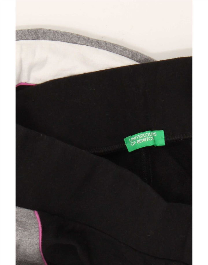 Γυναικεία γραφικά κολάν Benetton UK 14 Medium Black Colourblock
